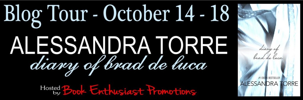 diary of brad deluca blog tour banner