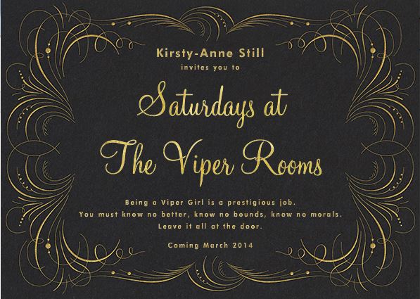 saturdays at the viper room invite