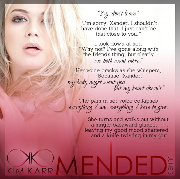 mended kim karr teaser