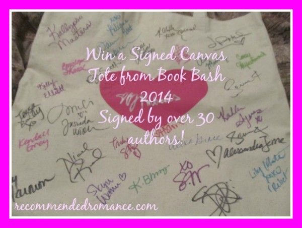 signed canvas tote book bash