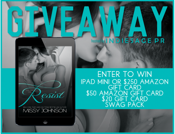 resist missy johnson giveaway